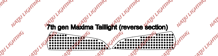 2009-2014 Nissan Maxima Taillight reverse