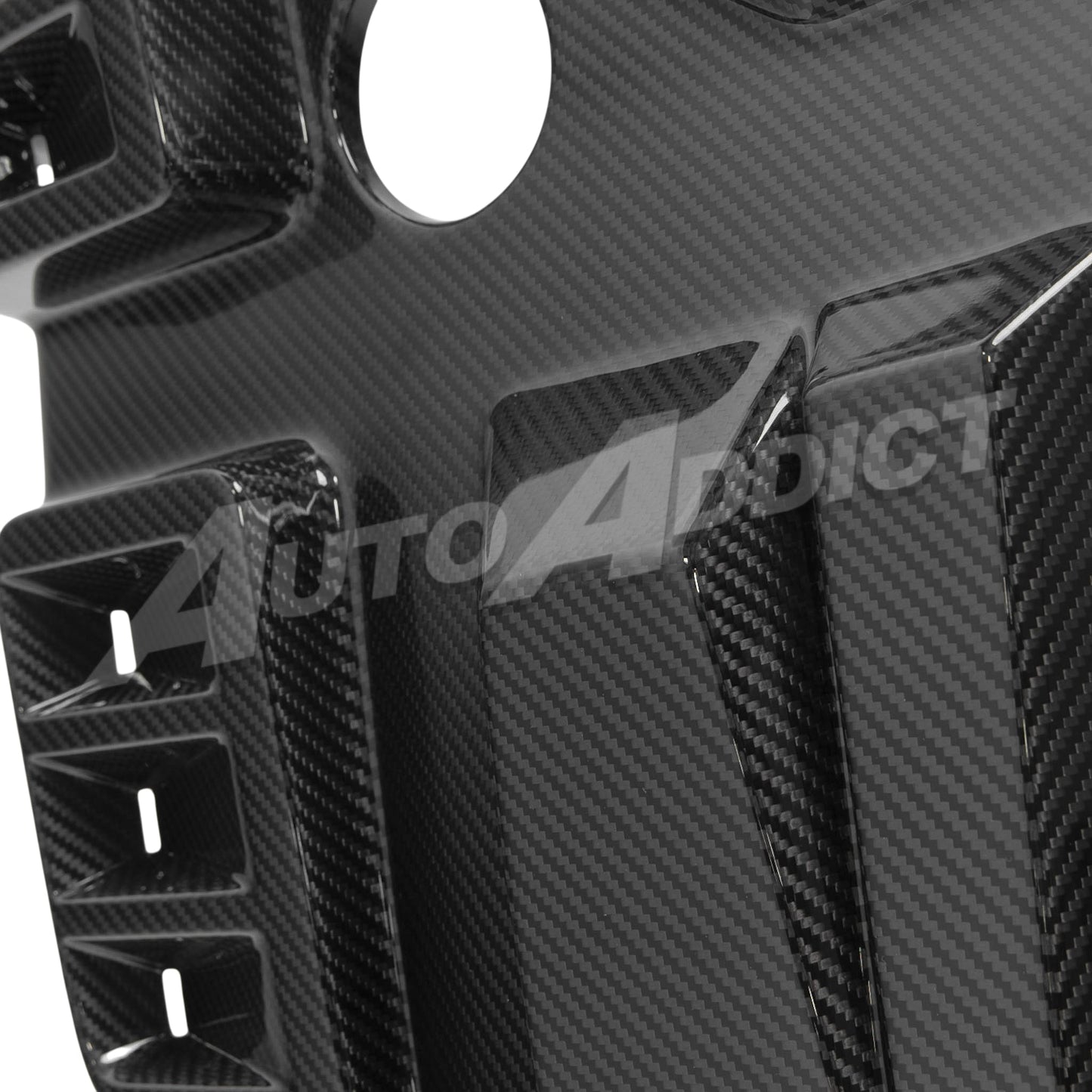 2021-2026 BMW G80 M3 G82 G83 Dry Gloss Double Sided Carbon Fiber Engine Cover Replacement
