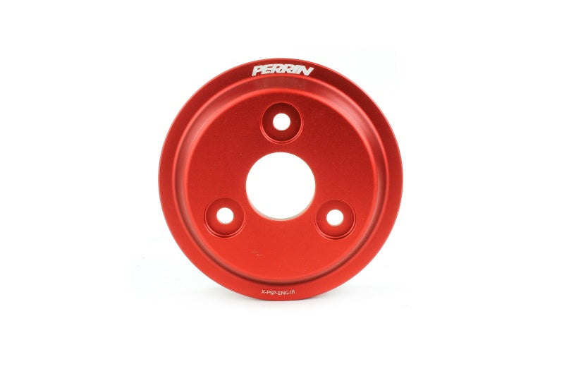 Perrin [22-25 WRX, 19-22 Forester, 20-22 Legacy, 21-22 Crosstrek] Water Pump Pulley Red | PSP-ENG-112RD