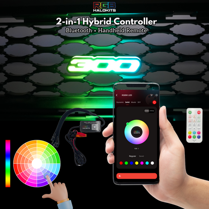 300 LED Badge: (Multicolor Flow)
