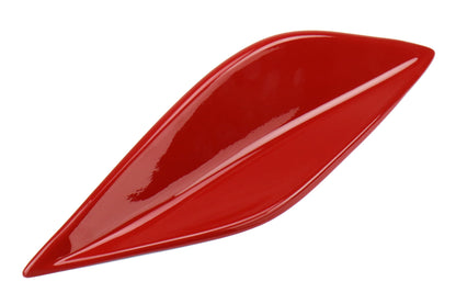 OLM STI Spoiler Side Fins - Lightning Red / Firestorm Red - 2015-2021 Subaru WRX / STI