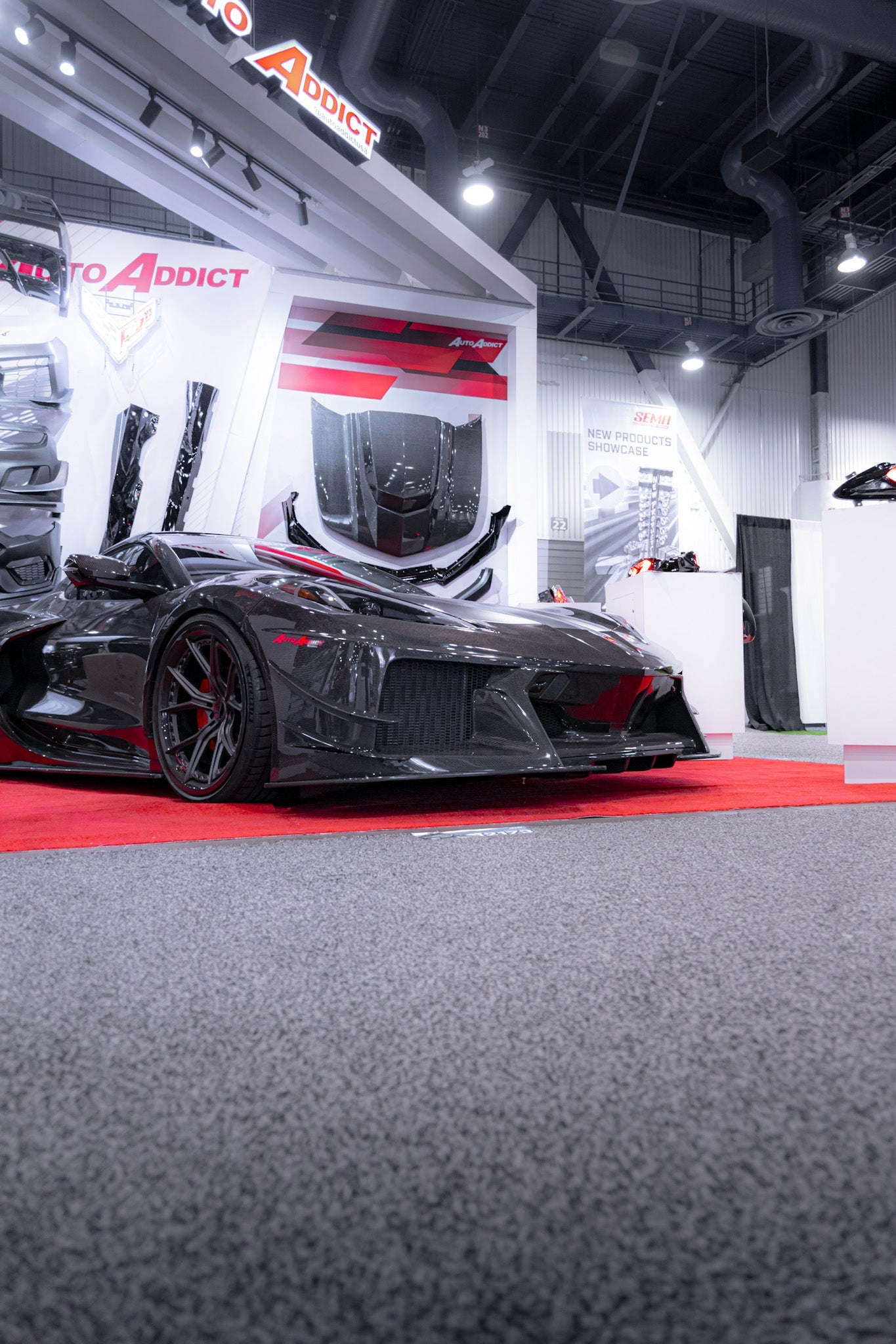 2020-2024 Corvette C8 Deluxe Wide Track Package Full Carbon Fiber Kit Bumper to Bumper