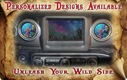 Steering wheel decal reef life 134