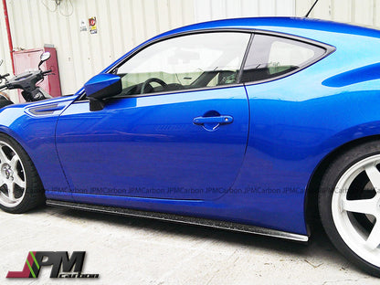 [JPMCarbon] CS Style Carbon Fiber Side Skirt Add-on Lips Fits For 2012-2020 Toyota GT86 & Scion FR-S