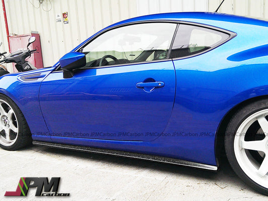 [JPMCarbon] CS Style Carbon Fiber Side Skirt Add-on Lips Fits For 2012-2020 Toyota GT86 & Scion FR-S