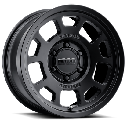 Method MR705 17x8.5 0mm Offset 5x5 71.5mm CB Matte Black Wheel