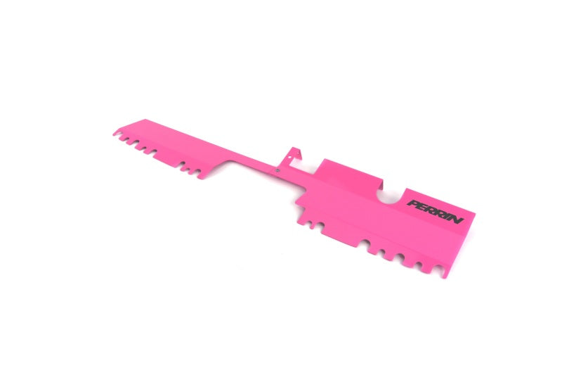 Perrin [15-21 WRX/STI] Radiator Shroud with OEM Intake Scoop - Hyper Pink | PSP-ENG-512-4HP