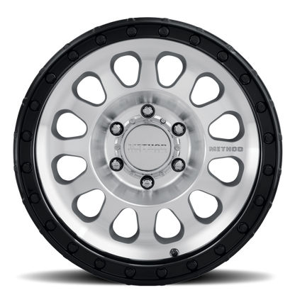 Method MR315 18x9 +18mm Offset 6x5.5 106.25mm CB Machined Wheel - Gloss Black Lip