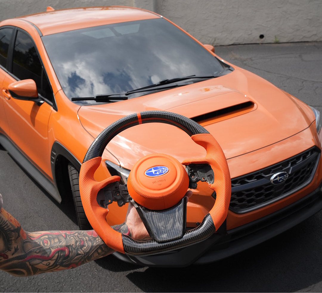 JDMuscle [22-25 WRX] Ultimate Series Steering Wheel compatible w/ MT & CVT