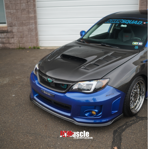 JDMuscle [11-14 WRX/STI] CS2 STYLE FRONT CARBON FIBER LIP