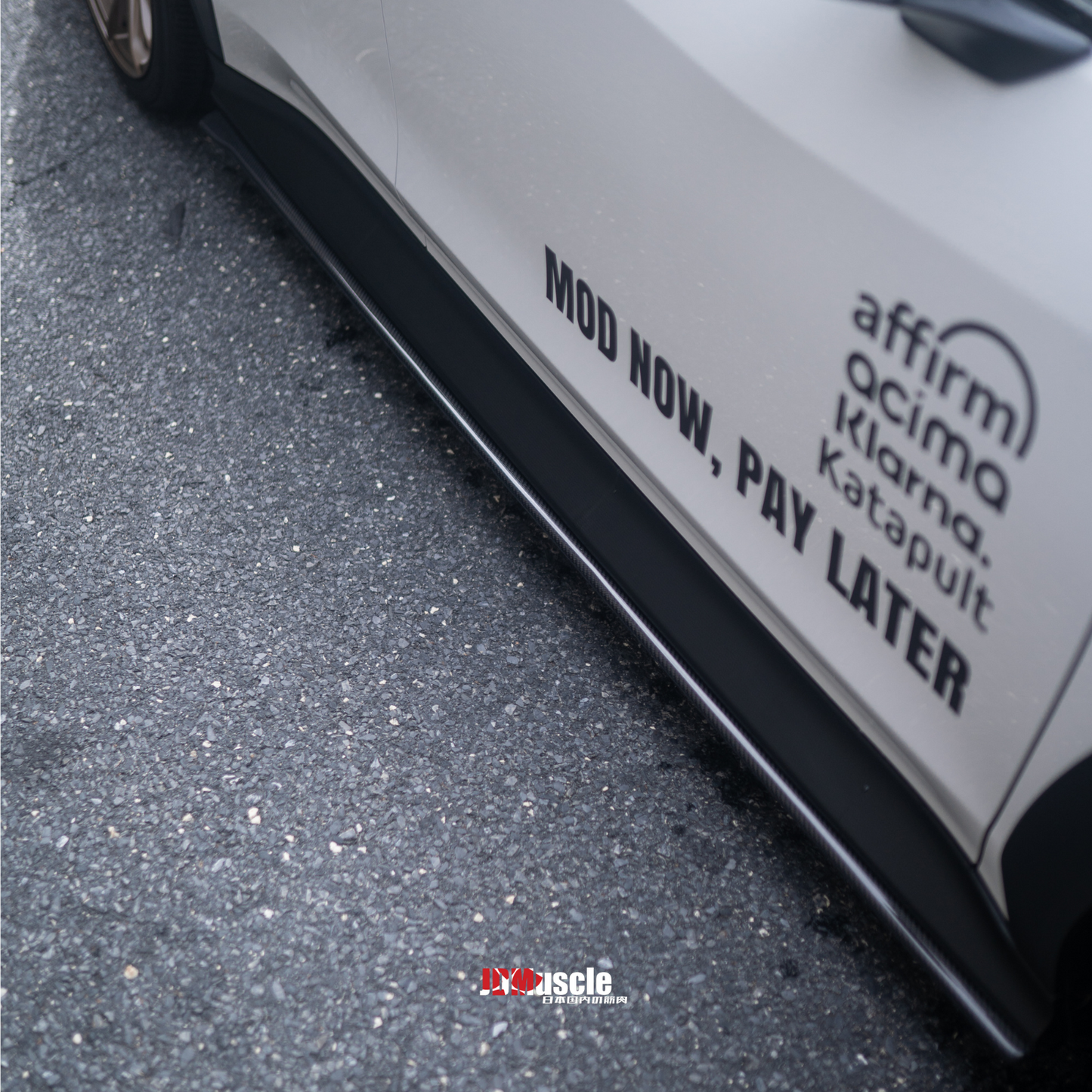 JDMuscle [22-25 WRX] Tanso Carbon Fiber Side Skirts - OE+ Style