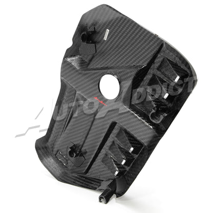 2021-2026 BMW G80 M3 G82 G83 Dry Gloss Double Sided Carbon Fiber Engine Cover Replacement