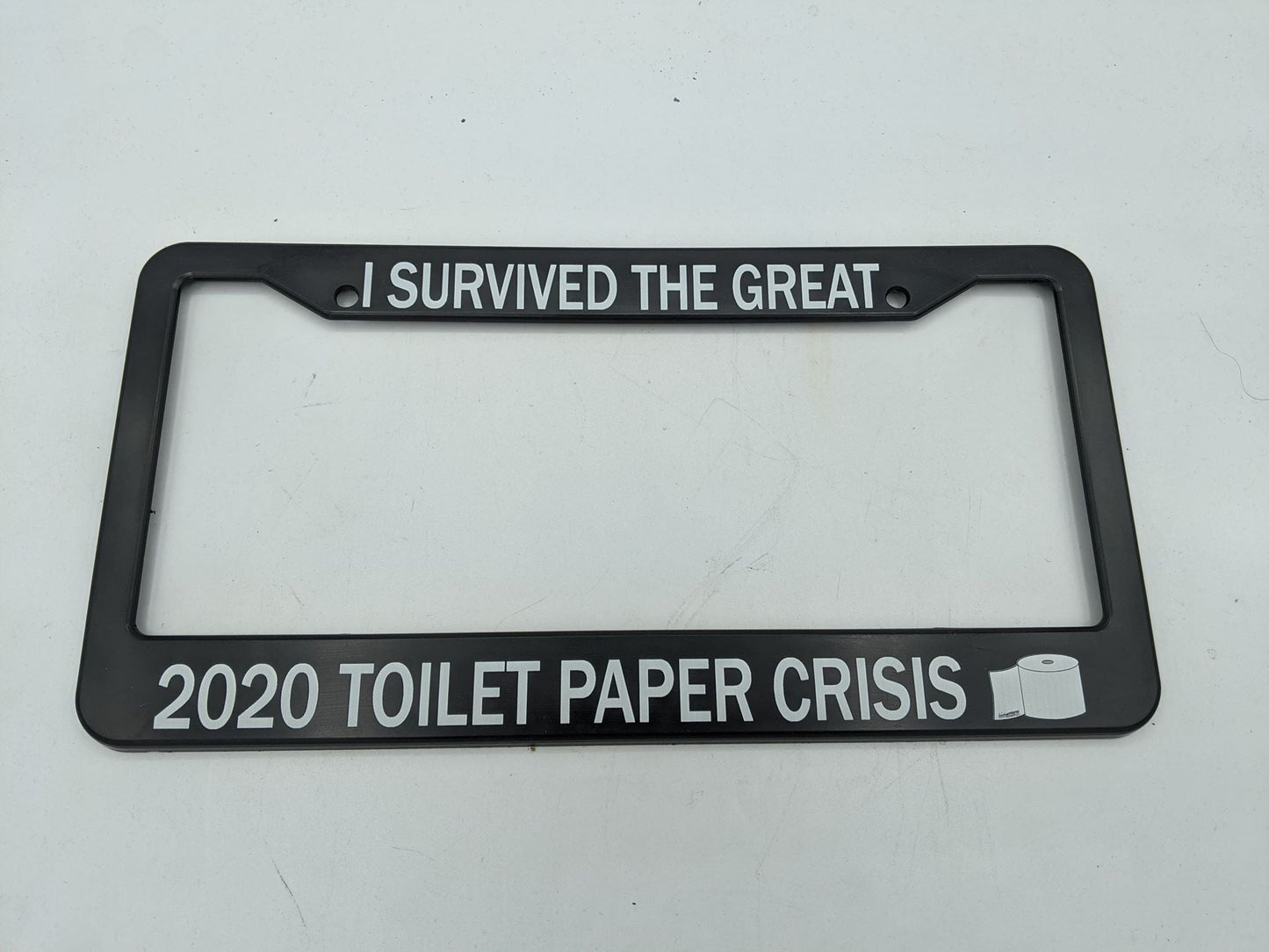 I SURVIVED THE 2020 TOILET PAPER CRISIS - Plate Frame