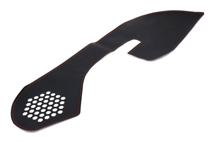 OLM Leather Look Kick Guard Protection Set with Red Stitching (Non HK Equipped) - 2015-2021 Subaru WRX / STI