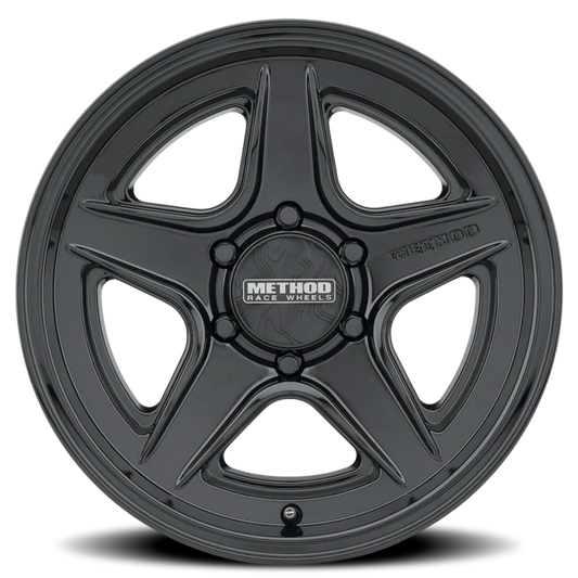 Method MR319 17x8.5 -0mm Offset 6x5.5 BP 106.25mm CB Gloss Black Wheel