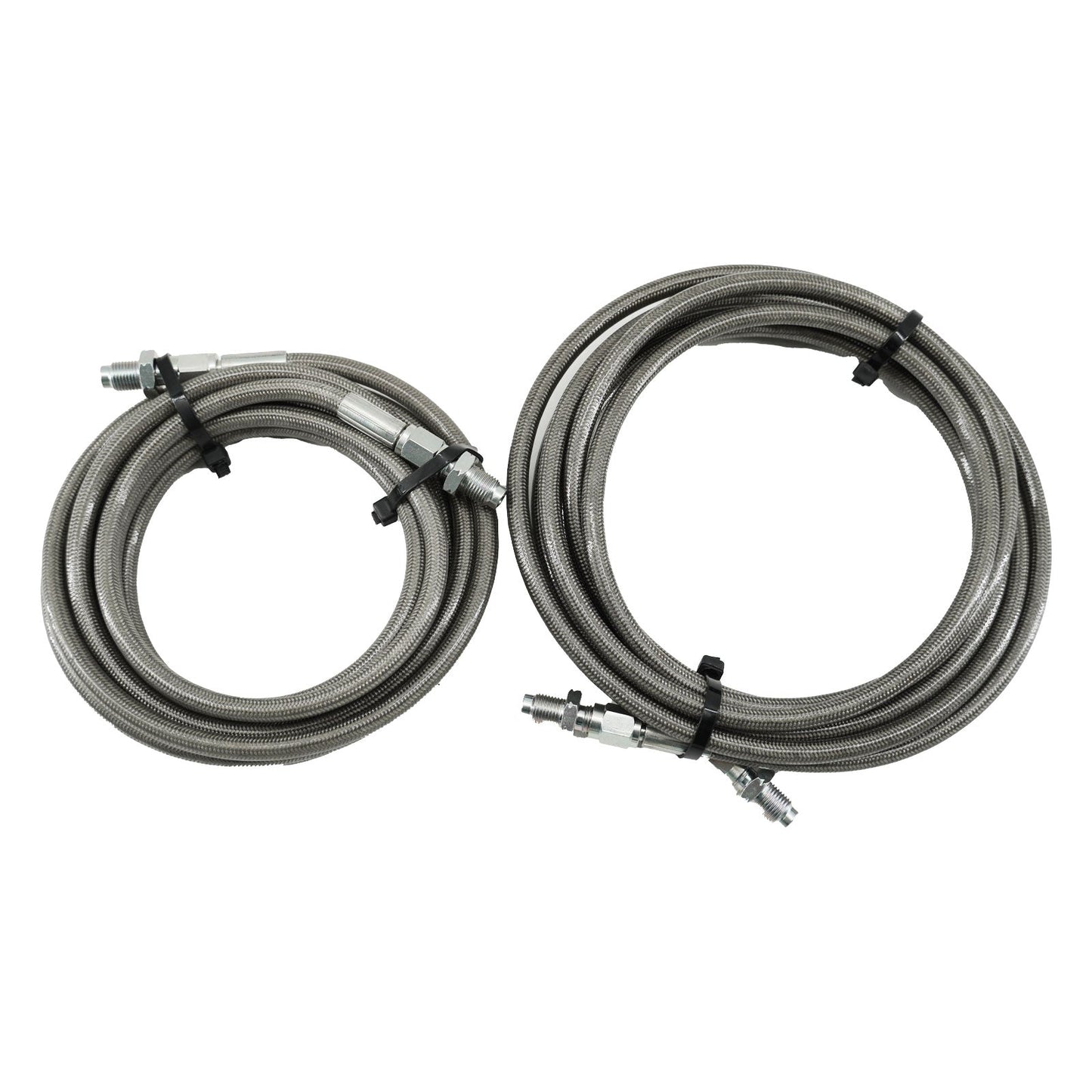 Stainless Rear Brake Line Replacement Kit For 96-00 Honda Civic w/rear drum