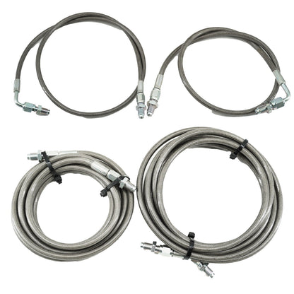 Front & Rear Brake Line Replacement Kit For 96-00 Honda Civic w/rear disc