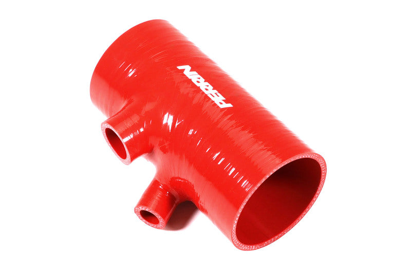 Perrin [22-24 WRX] Red 3in Turbo Inlet Hose w/ Nozzle | Short