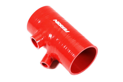 Perrin [22-24 WRX] Red 3in Turbo Inlet Hose w/ Nozzle | Short