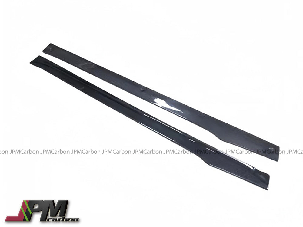 [JPMCarbon] Y Style Carbon Fiber Side Skirt Add-on Lips Fits For 2013-2016 Porsche 981 Cayman Boxster