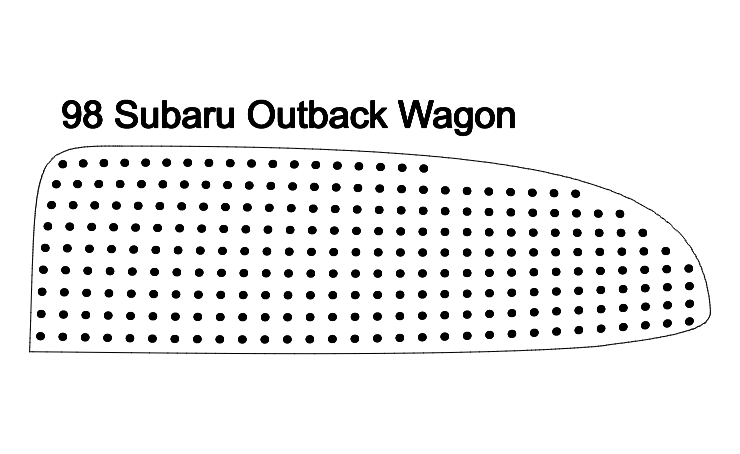 98 Subaru Outback Wagon LED Panels