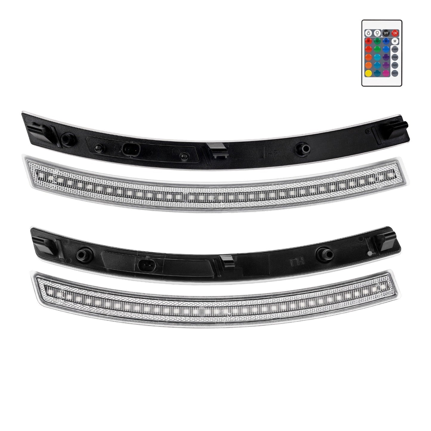 CORVETTE 14-19 FRONT/REAR RGB DYNAMIC LED SIDE MARKERS w/ REMOTE
