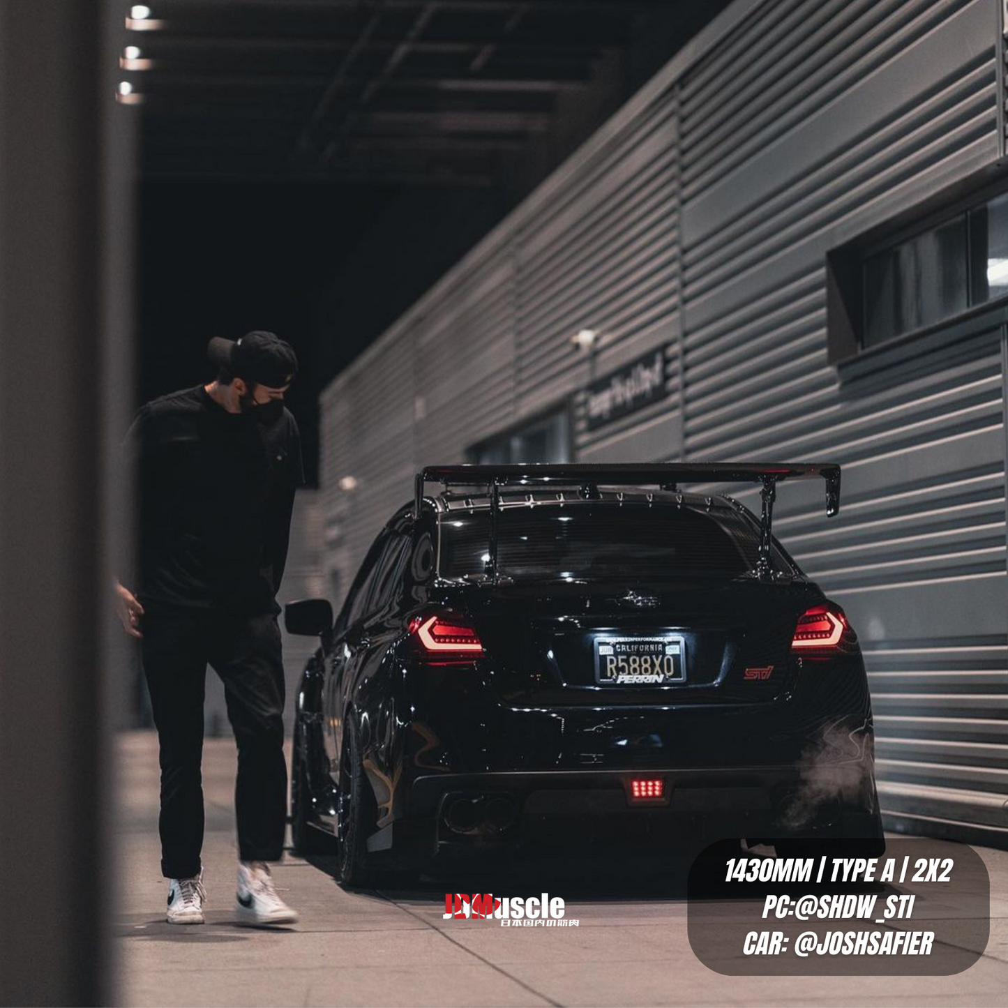 JDMuscle [15-21 WRX/STI] VS Style Full Carbon Fiber Euro GT Wing