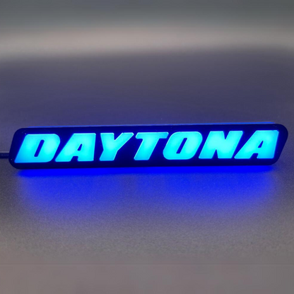 Daytona LED Badge: (Multicolor Flow)