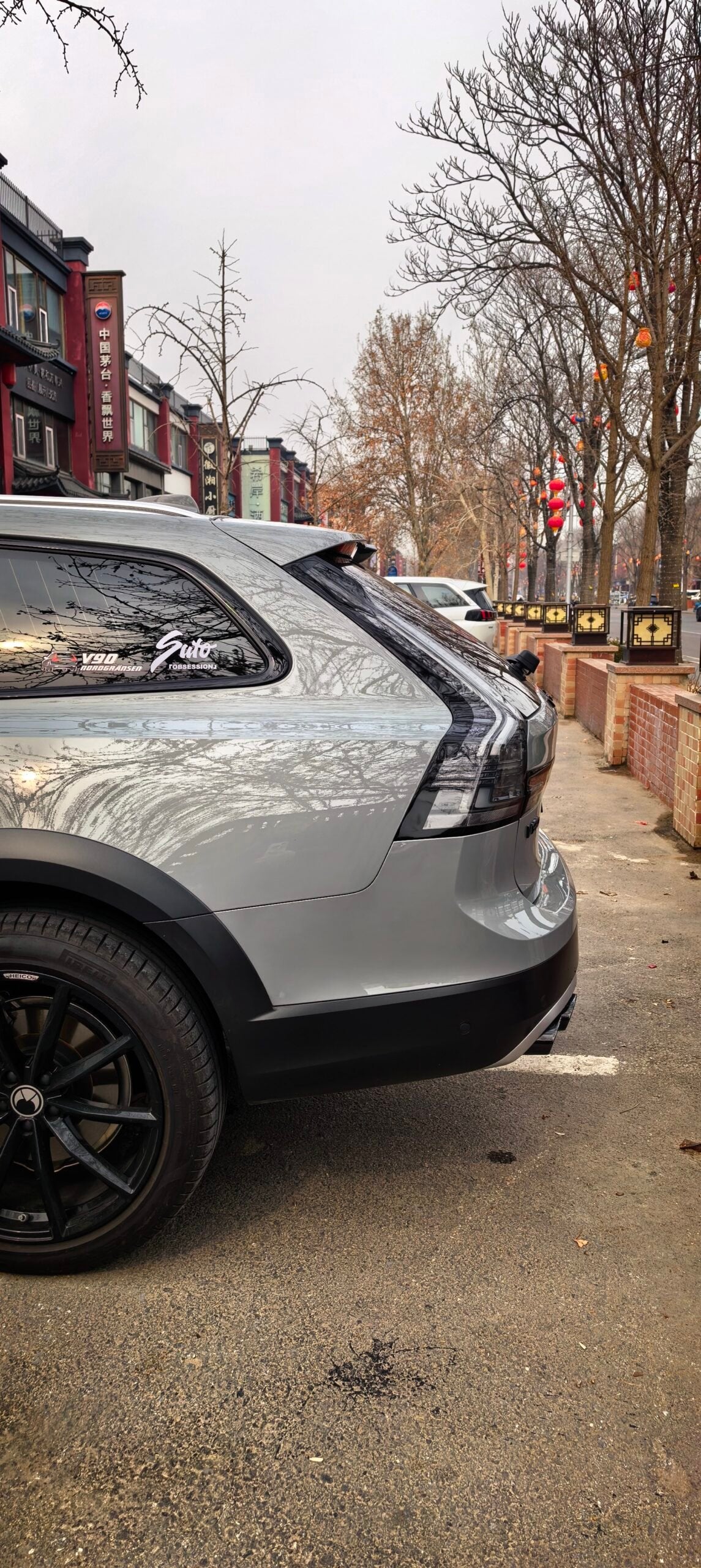 Volvo V90 clear white-housing tail lights by JIEAN Lights – photo 3
