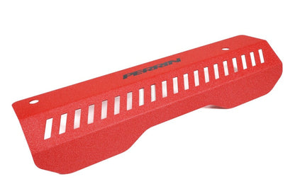 Perrin [22-25 WRX] Pulley Cover | Short Version - Works w/AOS System - Red | PSP-ENG-154RD