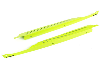 PERRIN Performance [11-14 WRX, 08-14 STI] Fender Shrouds  - Neon Yellow | PSP-ENG-549NY
