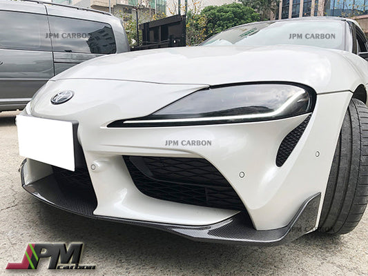 [JPMCarbon] OEM Style Carbon Fiber Front Lip Fits For 2019-2026 Toyota GR Supra A90 A91 Only