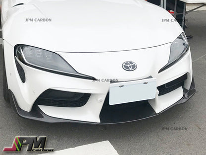 [JPMCarbon] OEM Style Carbon Fiber Front Lip Fits For 2019-2026 Toyota GR Supra A90 A91 Only