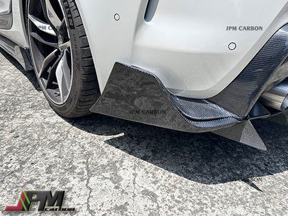 AG Style Carbon Fiber Rear Splitter Lips Fits For 2019-2026 Toyota GR Supra A90 A91 Only