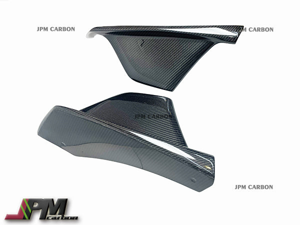 VR Style Carbon Fiber Rear Splitter Lips Fits For 2019-2026 Toyota GR Supra A90 A91 Only