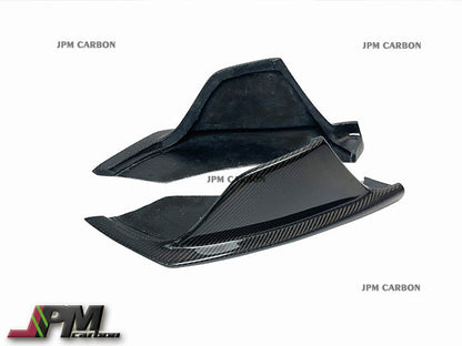 VR Style Carbon Fiber Rear Splitter Lips Fits For 2019-2026 Toyota GR Supra A90 A91 Only