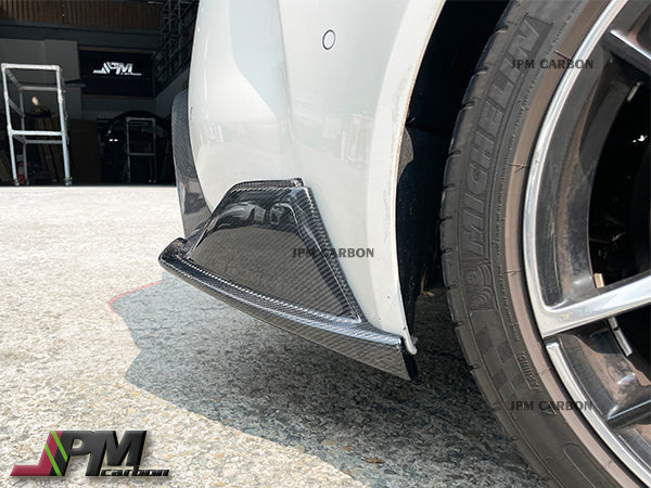 VR Style Carbon Fiber Rear Splitter Lips Fits For 2019-2026 Toyota GR Supra A90 A91 Only