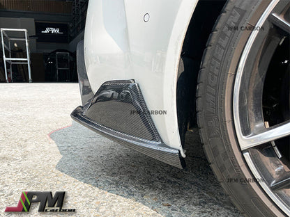 VR Style Carbon Fiber Rear Splitter Lips Fits For 2019-2026 Toyota GR Supra A90 A91 Only