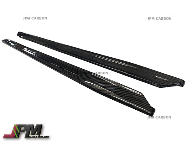 JPM R1 Carbon Fiber Side Skirt Expansion Lips for FOR 2019-2026 Toyota GR Supra A90 A91