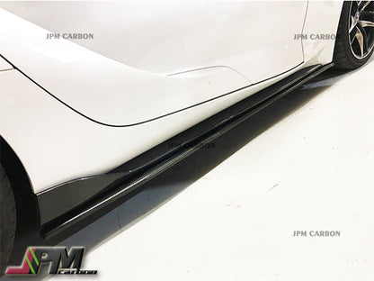 JPM R1 Carbon Fiber Side Skirt Expansion Lips for FOR 2019-2026 Toyota GR Supra A90 A91