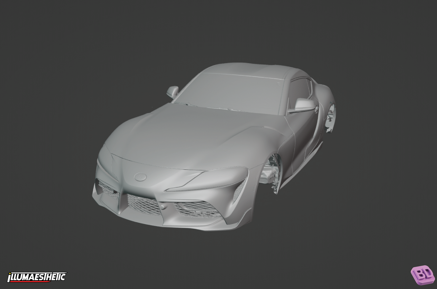 Toyota GR Supra (A90) 3D Scan (2019+)