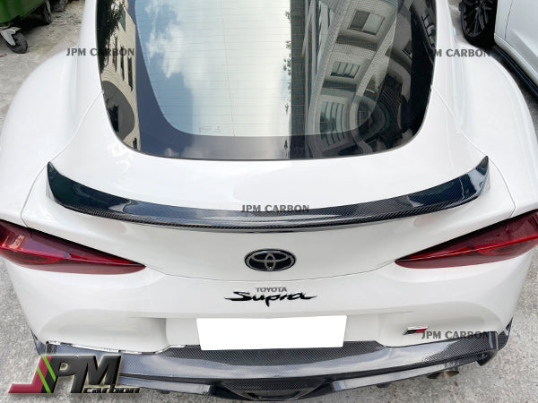 AG1 Style Carbon Fiber Trunk Spoiler Fits For 2019-2026 Toyota GR Supra A90 A91 Only