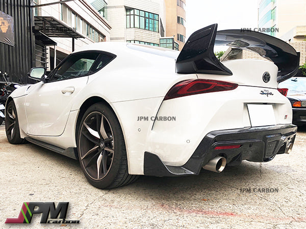 SH Style Carbon Fiber Trunk Spoiler Fits For 2019-2026 Toyota GR Supra A90 A91 Only