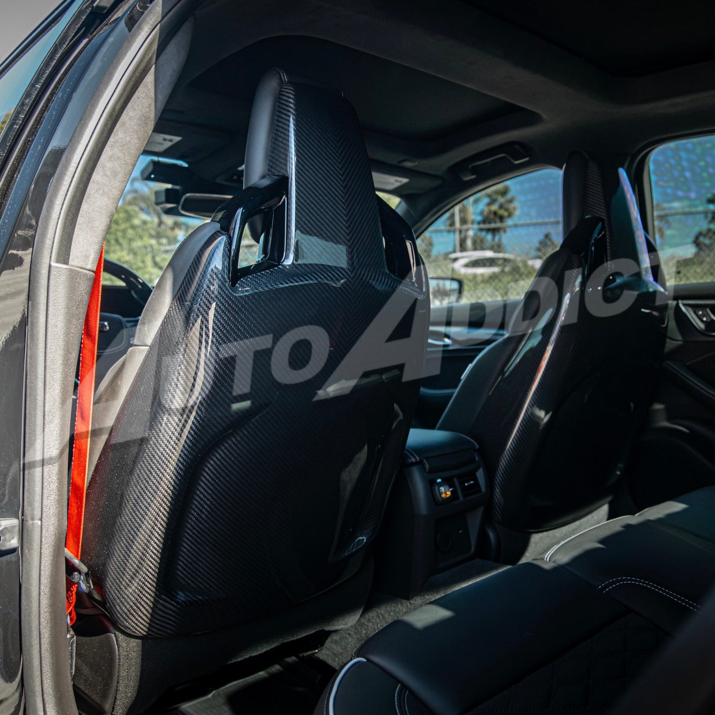 2022–2026 Cadillac CT5-V Blackwing Pre-Preg Carbon Fiber V-Shaped Accented Front Seats (Pair)