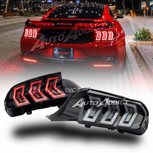 2024-2026 Mustang S650 Heritage-X™ Taillights Amber Turn Signal Sequential w/ Animation