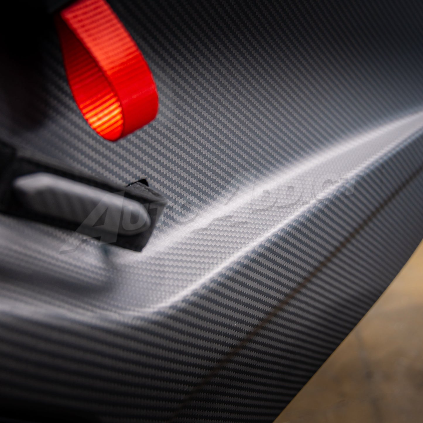 STO Lamborghini Huracan Dry Carbon Fiber Interior Door Panels w/ Brackets