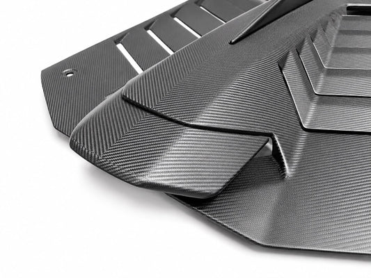 STO Lamborghini Huracan Dry Carbon Fiber Functional Rear Engine Roof Scope