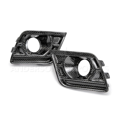 2014-2015 CHEVY CAMARO Z28 STYLE CARBON FIBER AIR DUCT BEZELS (PAIR)