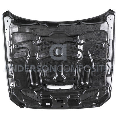 2015 - 2020 Mustang Shelby GT350 Double Sided Carbon Fiber Hood