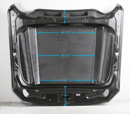 2018-2023 Ford Mustang Double Sided Type-CJ Carbon Fiber Cowl Hood